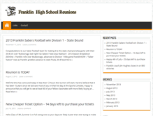 Tablet Screenshot of fhsclassreunion.com